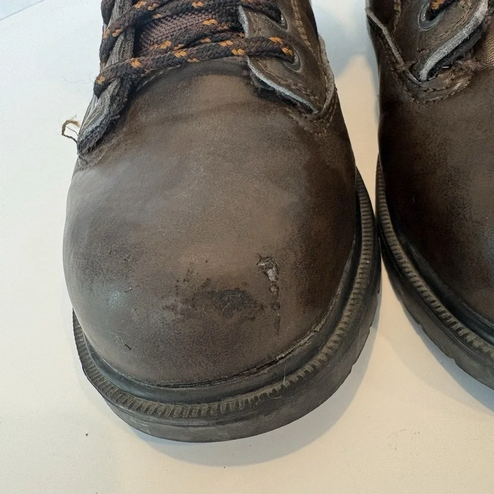 Brahma Men's Brown Leather Work Boots‎ 6